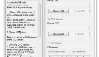 A Bootable USB screenshot