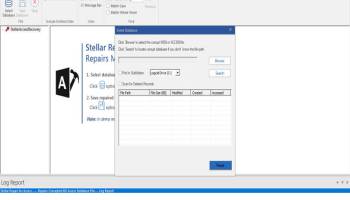 Stellar Repair for Access screenshot