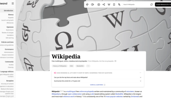 Wikiwand: Wikipedia Modernized - For Chrome screenshot