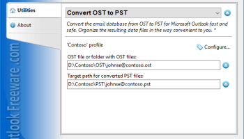 Convert OST to PST for Outlook screenshot