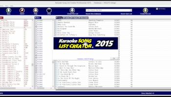 Karaoke Song List Creator screenshot