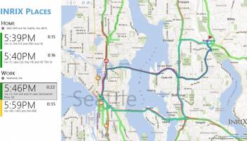 INRIX Traffic screenshot