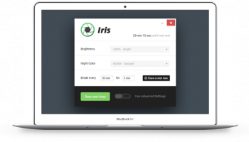 Iris screenshot