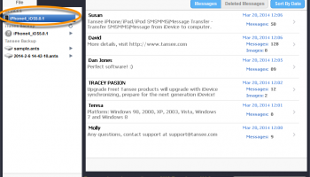 Tansee iOS Messages Transfer Windows version - 1 year license screenshot