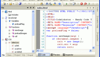 CodeLobster PHP Edition screenshot