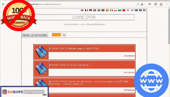 EuropeSoftwares GuestBook screenshot