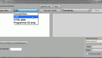 Opal CSV Converter screenshot