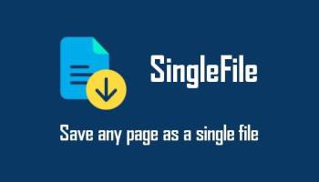 SingleFile for Firefox screenshot