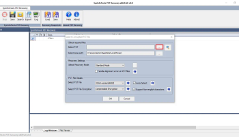 PST Recovery Software screenshot