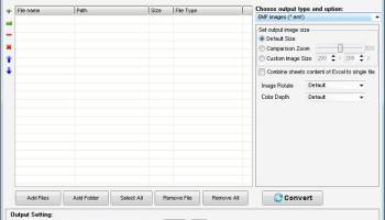 Ailt Excel to EMF Converter screenshot