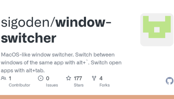 Windows Switcher screenshot