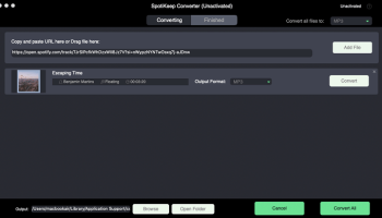 SpotiKeep Spotify Music Converter screenshot
