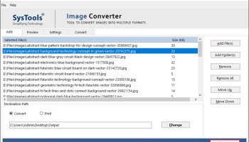 Convert Multiple Image Files screenshot