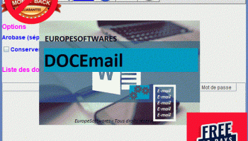 EuropeSoftwares DocEmail screenshot