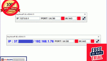 EuropeSoftwares EasyVoiceIP screenshot