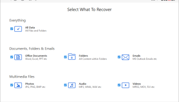 Stellar Data Recovery Professional screenshot