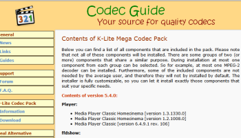K-Lite Codec Pack Mega screenshot