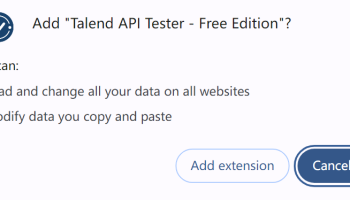 Talend API Tester screenshot