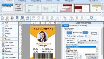 Colorful ID Card Maker Software screenshot