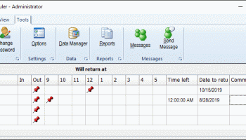 CyberMatrix In Out Scheduler screenshot