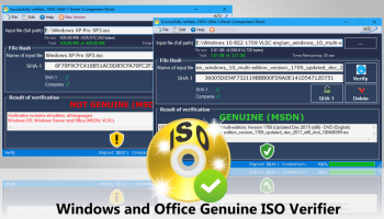 Windows and Office Genuine ISO Verifier screenshot