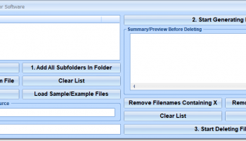 Randomly Delete Files From Folder Software screenshot