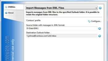 Import Messages from EML Format screenshot