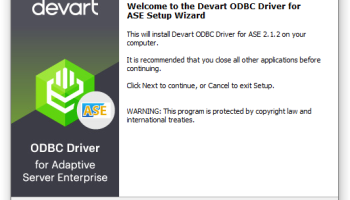 ASE ODBC Driver by Devart screenshot