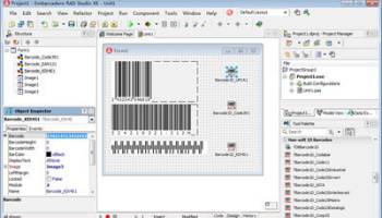 1D Barcode VCL Components screenshot