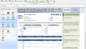 Invoice Manager for Excel screenshot