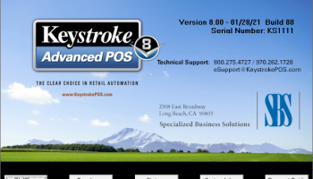 Keystroke POS screenshot