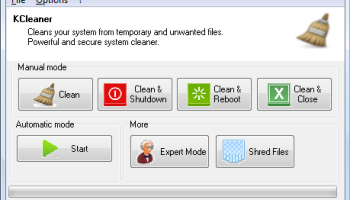 KCleaner screenshot