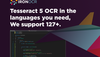 C# Tesseract OCR Review and Tutorial screenshot