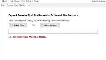 CubexSoft SmarterMail Export screenshot