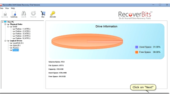 Recover raw data from hard drive screenshot