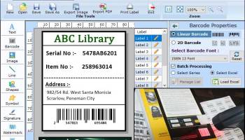 Publisher Barcode Generator screenshot