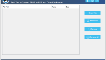 EPUB Converter Tool screenshot