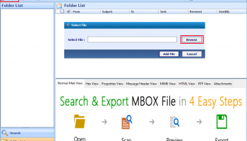 How to Export MBOX Email to PDF screenshot