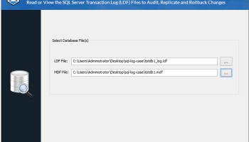 SQL Log Analyzer Tool screenshot