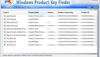 XenArmor Windows Product Key Finder screenshot