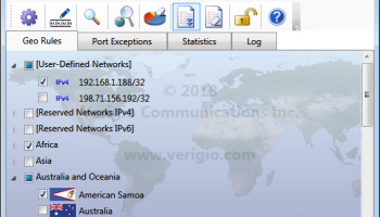 Geo Firewall screenshot