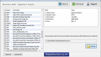 Undelete NTFS Partition Files screenshot