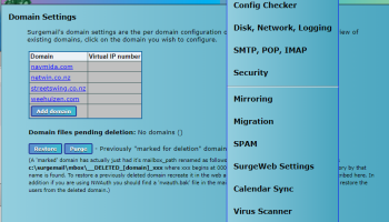 SurgeMail Mail Server screenshot