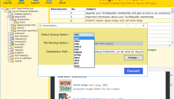 Turgs PST Wizard screenshot