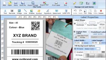 Retail Barcode Labels screenshot