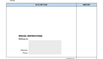 Tax Invoice for Printing Shop screenshot