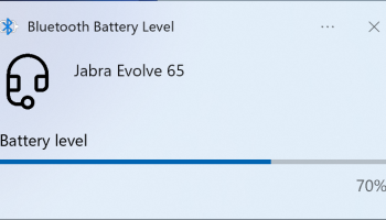 Bluetooth Battery Level screenshot