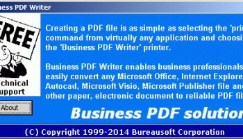 Business PDF Writer screenshot