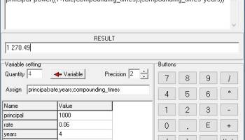 Multipurpose calculator - MultiplexCalc screenshot