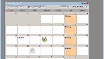 Smart Calendar Software screenshot